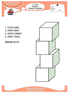 Çocuklar İçin Sayılar Çalışma Sayfaları 